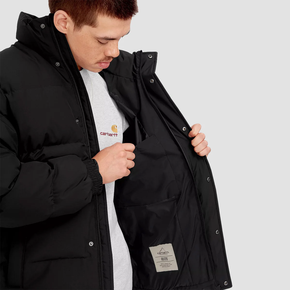 Carhartt WIP Danville Jacket Black/White - Image 2