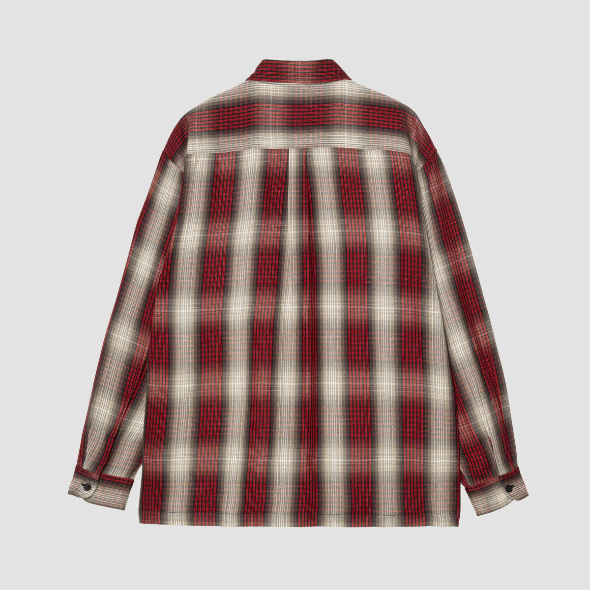 Carhartt WIP Harlin Check Longsleeve Shirt Chili Pepper - Image 2