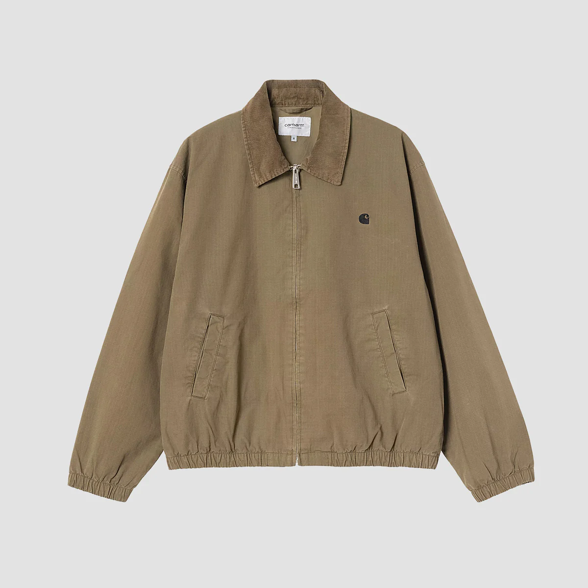 Carhartt WIP Madison Ripstop Jacket Dark Beech/Black Garment Dyed - Image 3