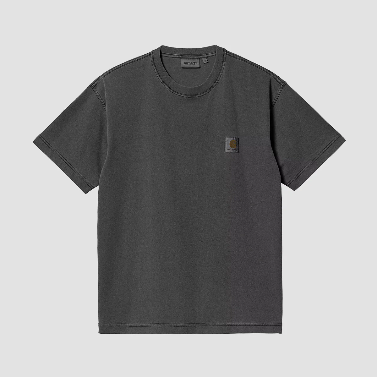 Carhartt WIP Nelson T-Shirt Black Garment Dyed - Image 3