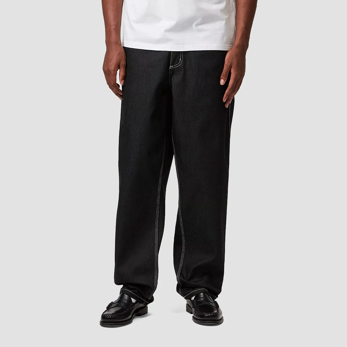 Carhartt WIP Simple Relaxed Fit Jeans Black One Wash