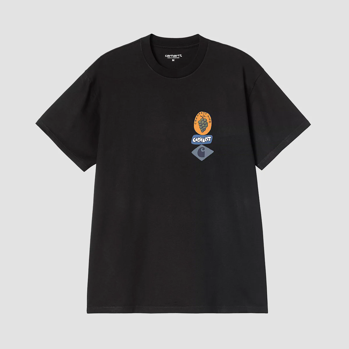 Carhartt WIP Stacked Grapes T-Shirt Black - Image 2