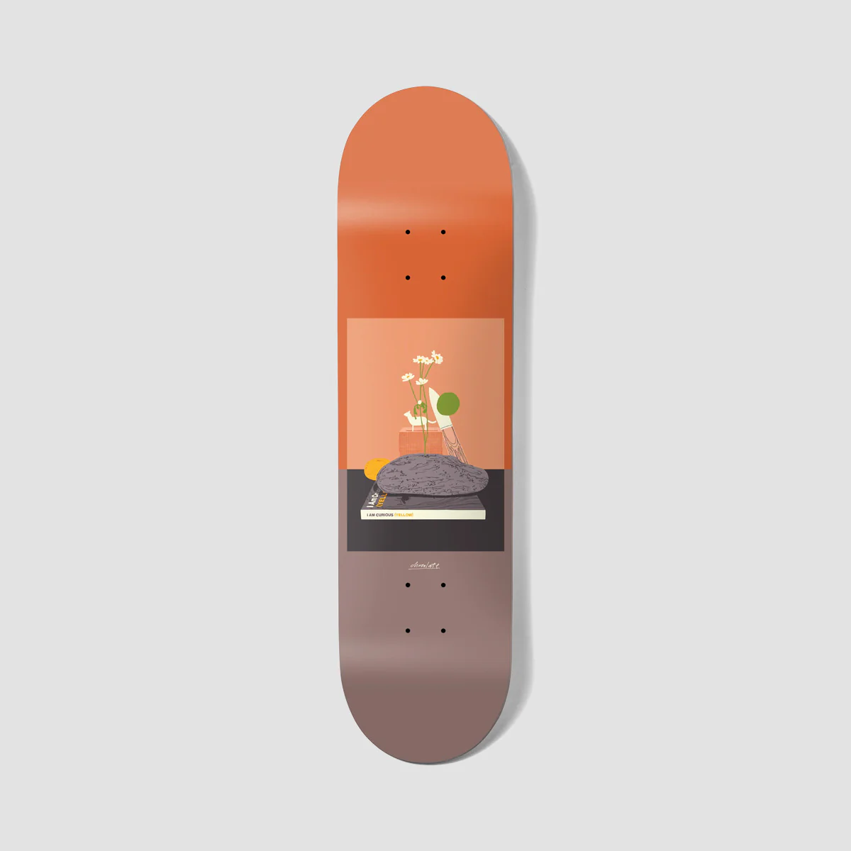 Chocolate Hecox Still Kenny Anderson Skateboard Deck - 8.5"