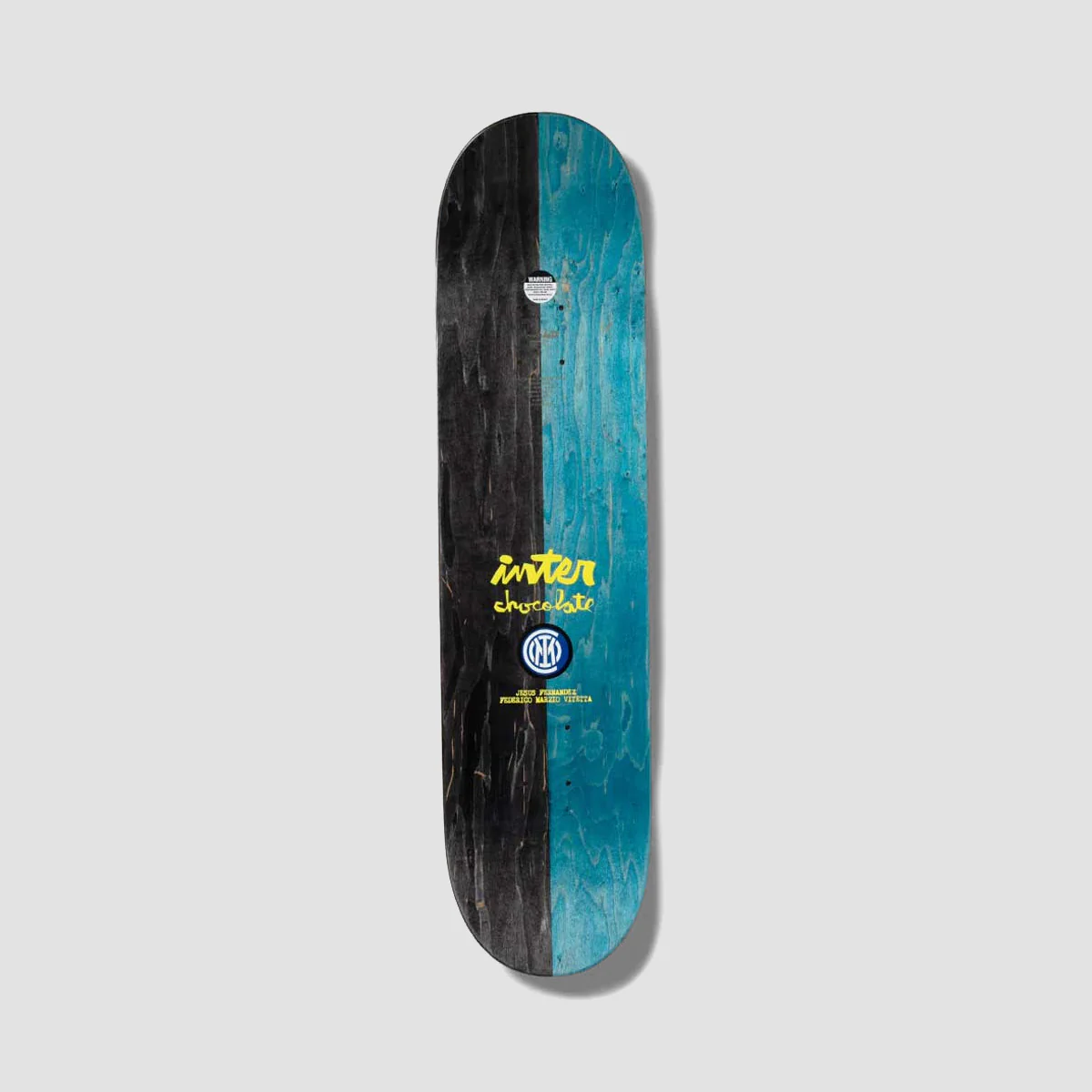 Chocolate Inter Milan Jesus Fernandez Skateboard Deck - 8.25" - Image 2