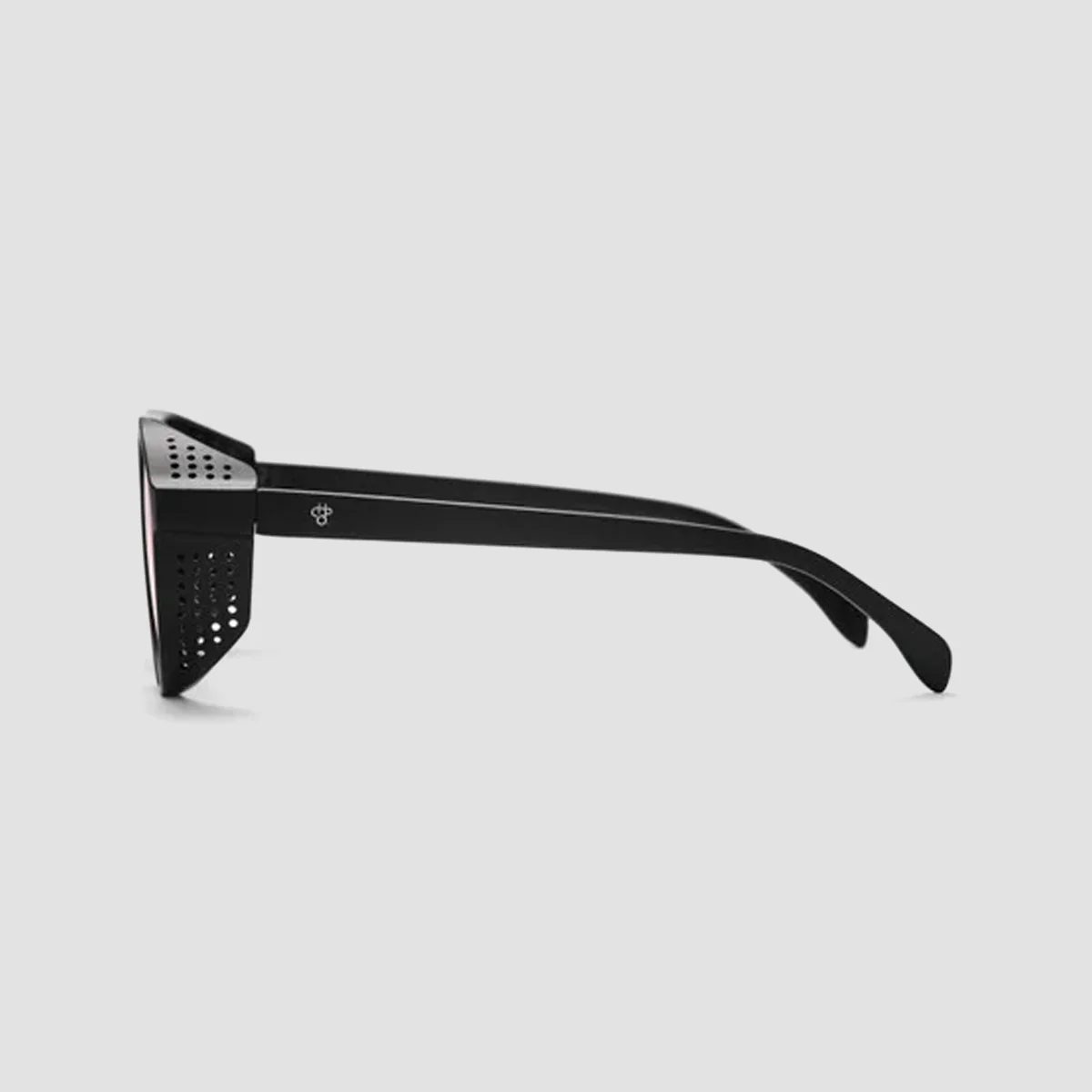 CHPO Rickard Sunglasses Matte Black/Red Mirror - Image 3