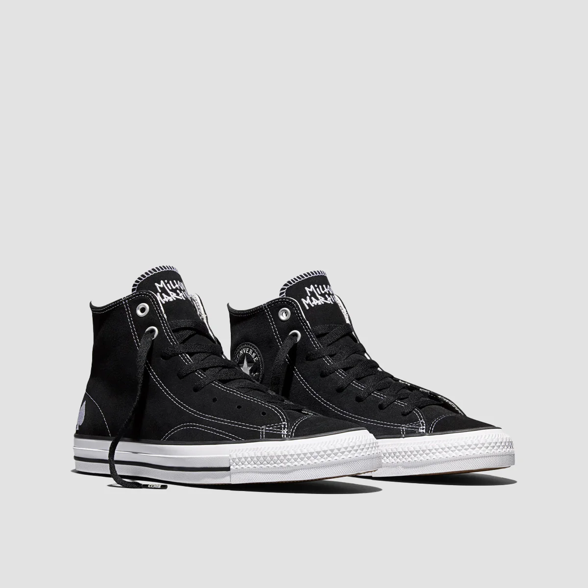 Converse CTAS Pro Milton Martinez High Top Shoes - Black/White/Black - Image 2