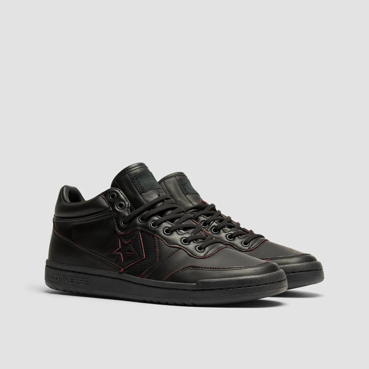 Converse Fastbreak Remy Pro Mid Top Shoes Black/Black/Black - Image 2