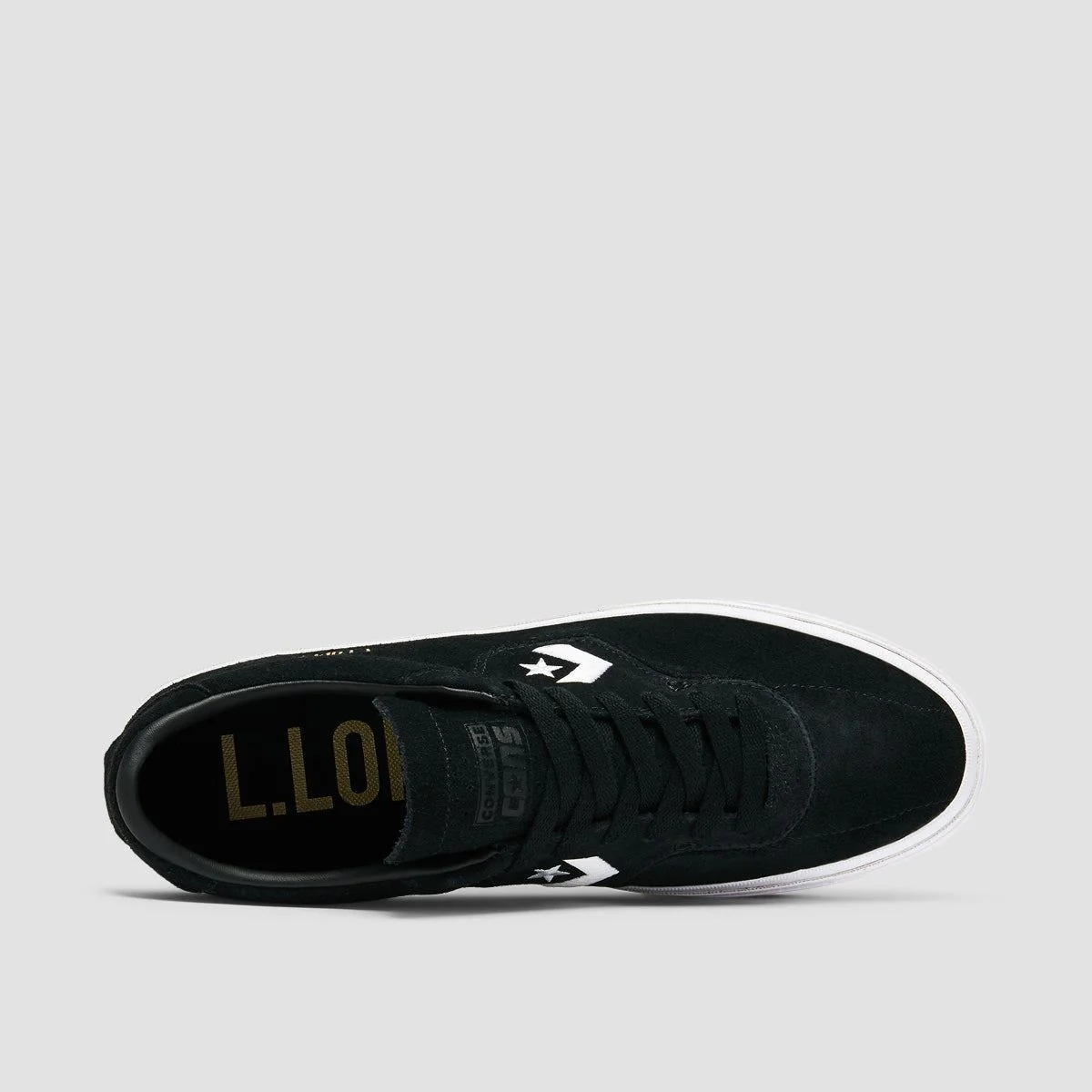 Converse Louie Lopez Pro Shoes - Black/Black/White - Image 4