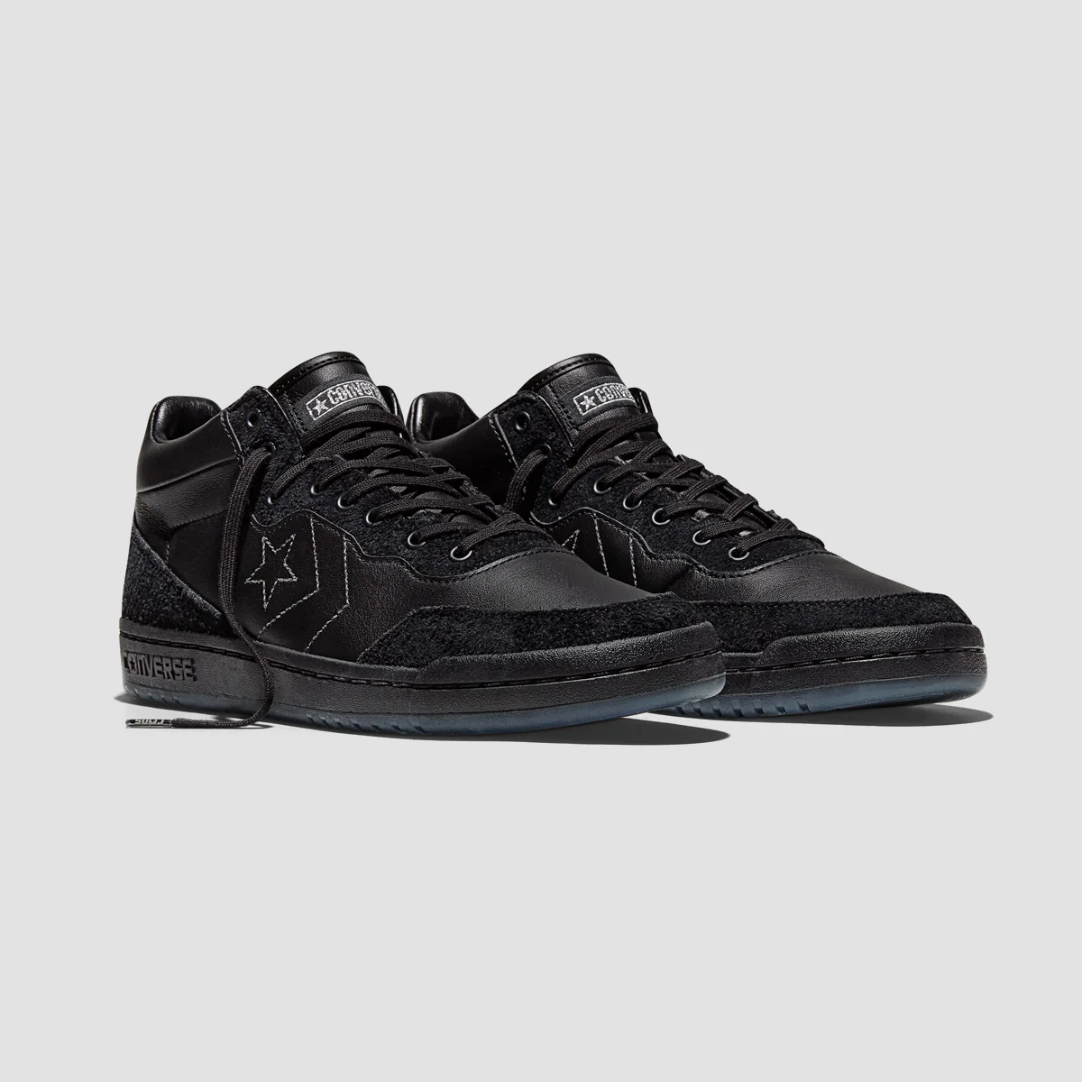 Converse Sage Elsesser Fastbreak Pro Mid Top Shoes - Black/Black/Black - Image 2