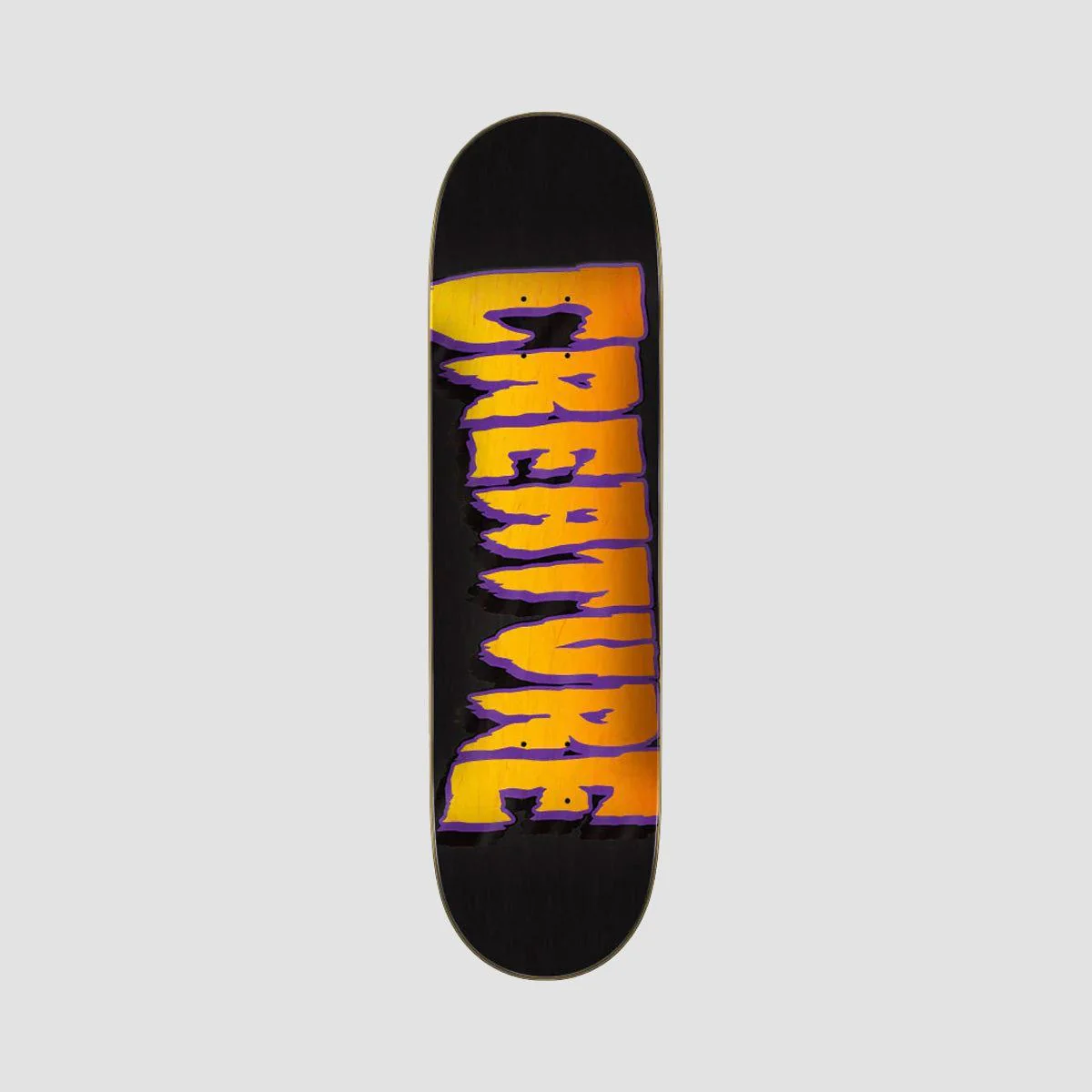 Creature Logo Outline Stumps Skateboard Deck Various Stains - 8.8"