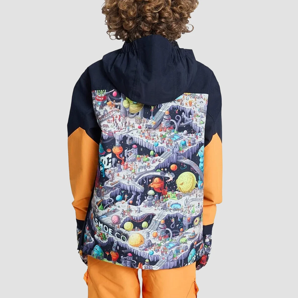 DC 43 Snow Jacket Outer World Black - Kids - Image 2
