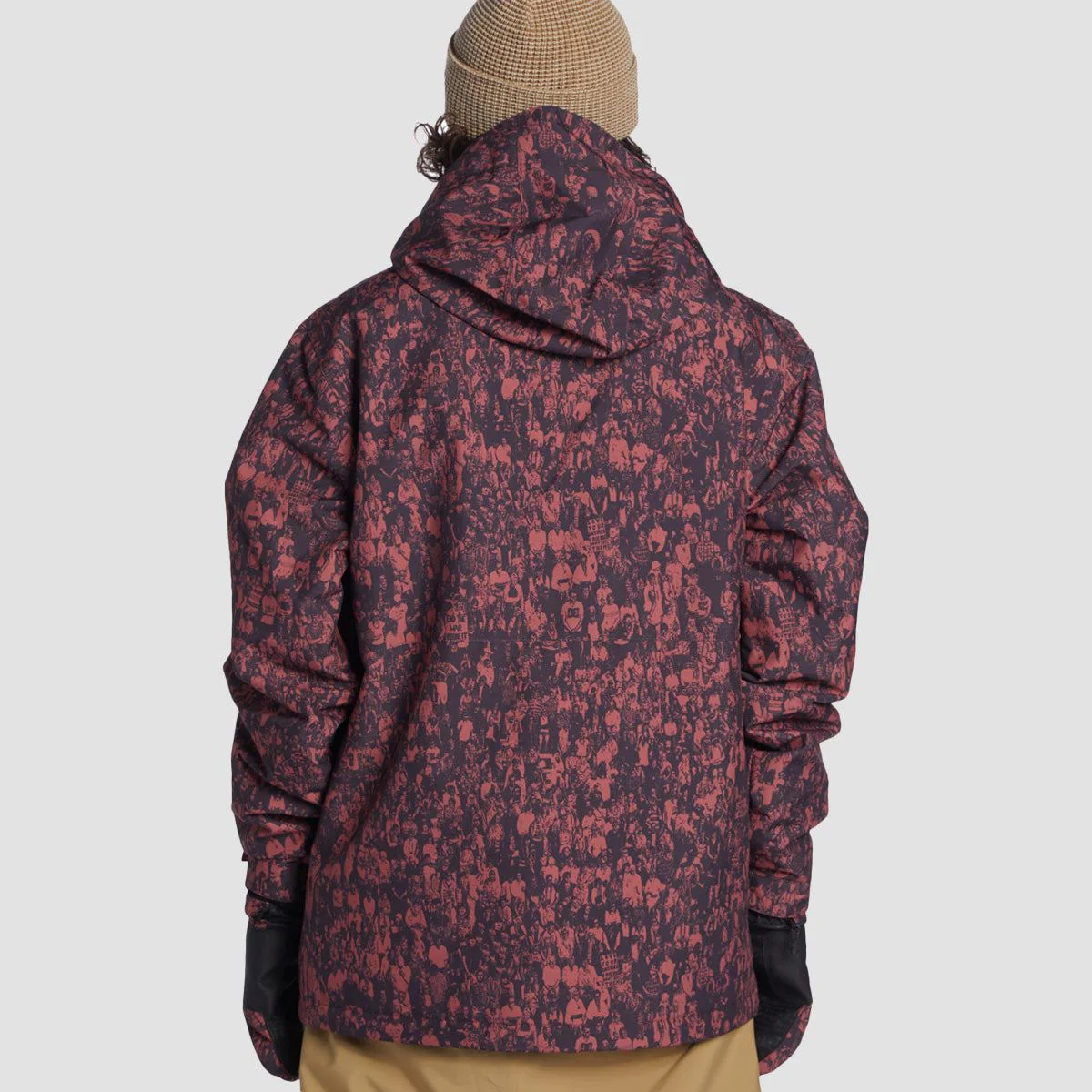 DC Basis Print Snow Jacket Chair One Cedar Wood - Image 3
