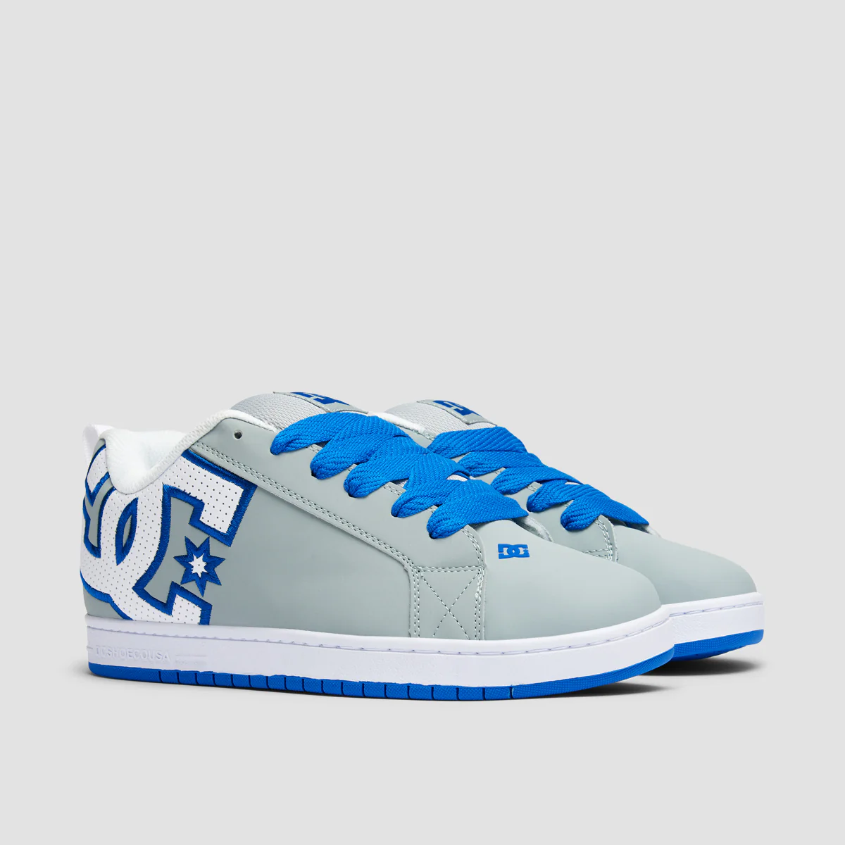 DC Court Graffik Shoes - Grey/Blue/White - Image 2