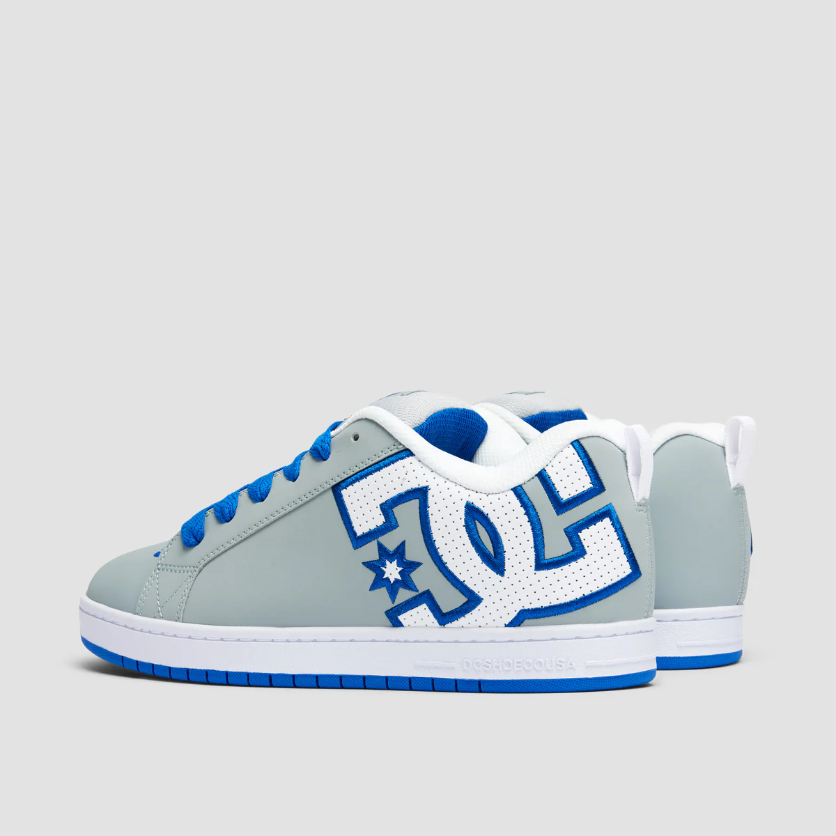 DC Court Graffik Shoes - Grey/Blue/White - Image 3