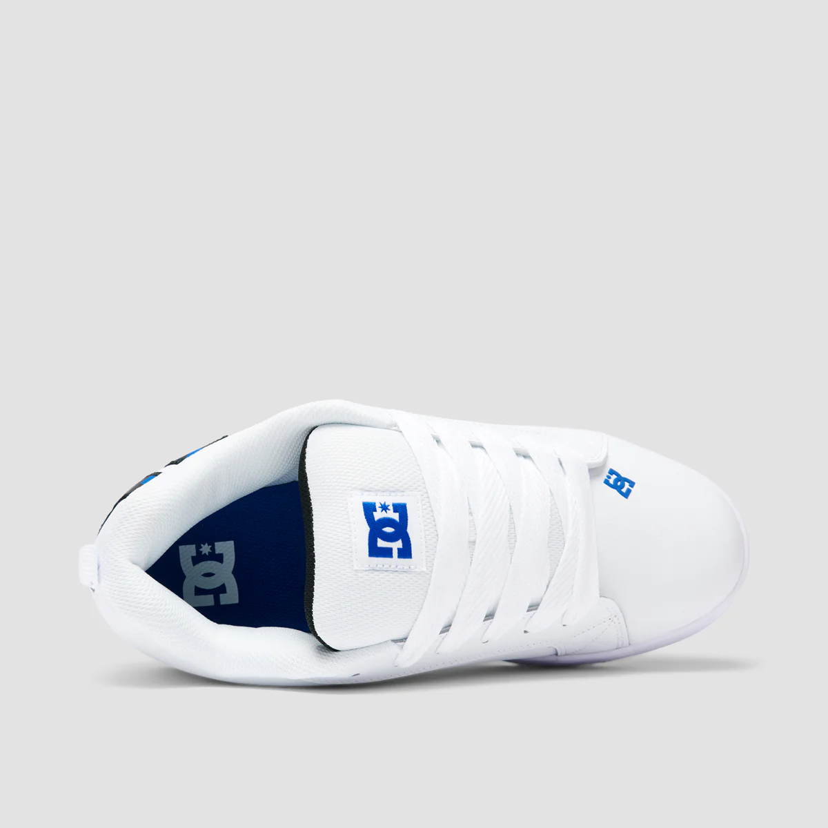 DC Court Graffik Shoes - White/Grey/Blue - Image 4