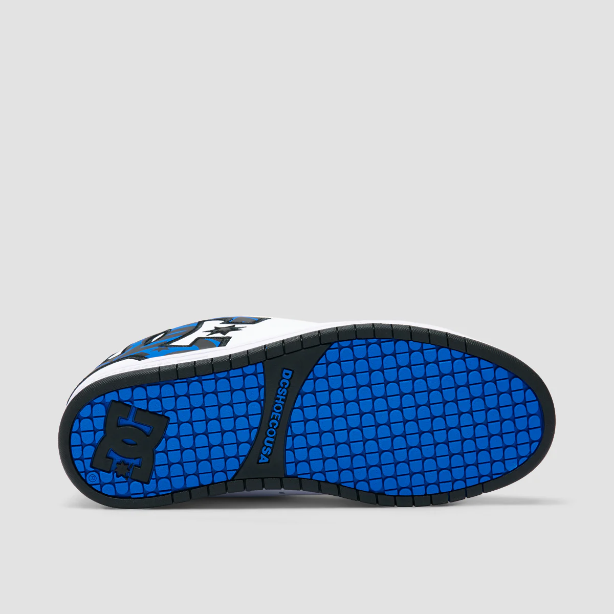 DC Court Graffik Shoes - White/Grey/Blue - Image 5