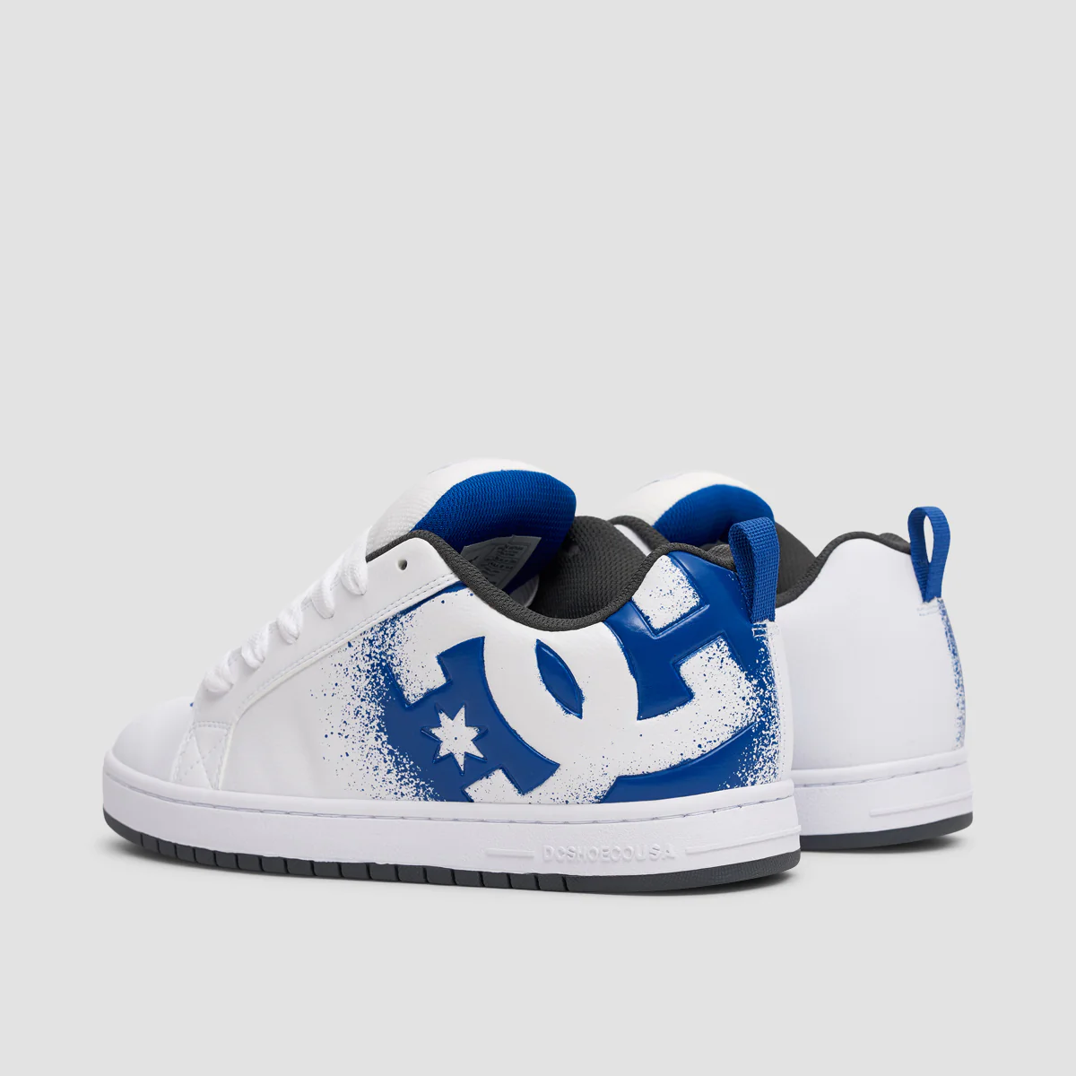 DC Court Graffik Shoes - White/Blue/Grey - Image 3