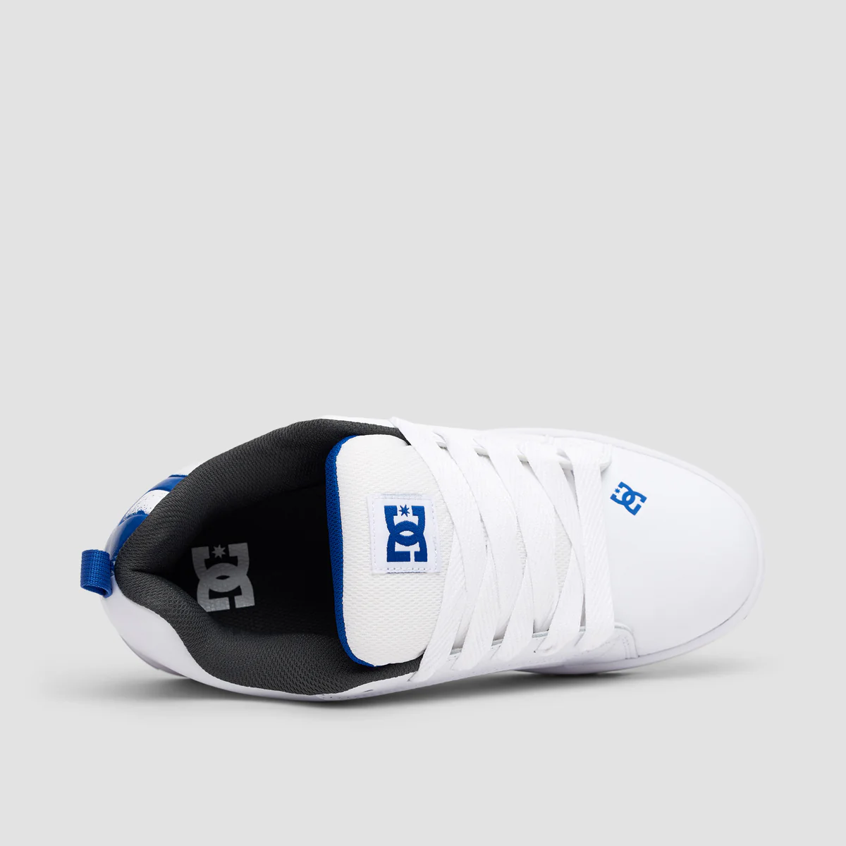 DC Court Graffik Shoes - White/Blue/Grey - Image 4