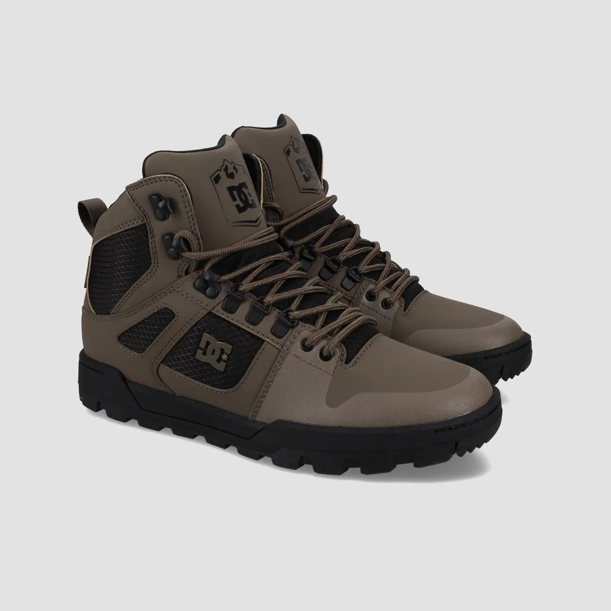 DC DC Pure High-Top WR Boots - Olive/Black - Image 2