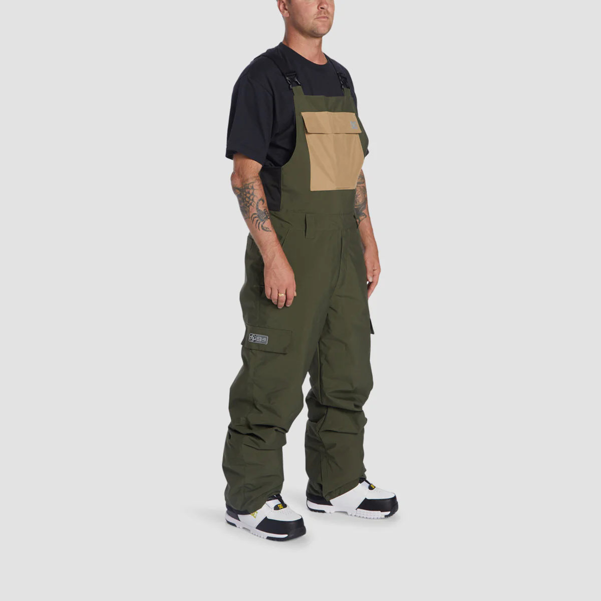 DC Docile Snow Bib Pants Deep Depths - Image 2