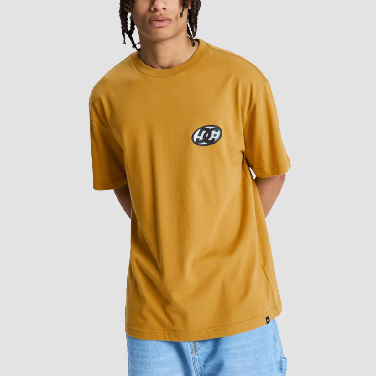 DC Fast Bubble T-Shirt Golden Olive - Image 2