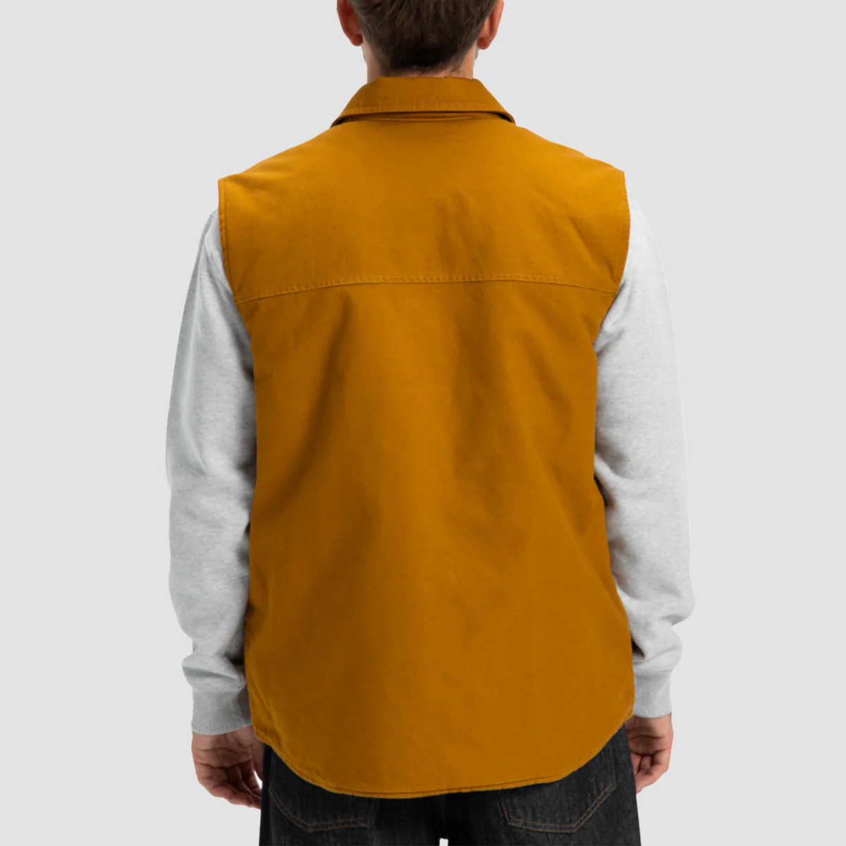 DC Keyless Vest Jacket Golden Brown - Image 2