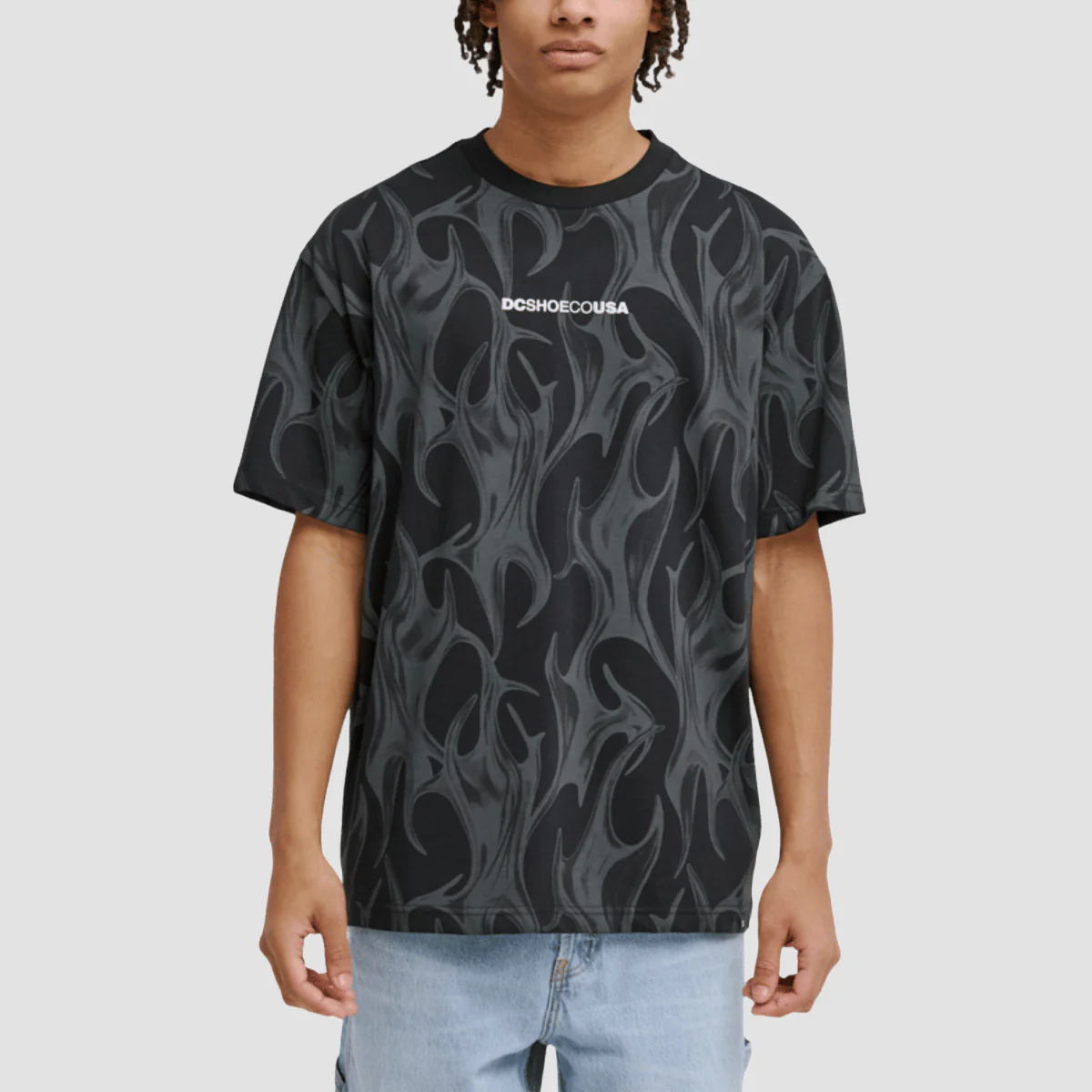 DC Liquid Fuego T-Shirt Black