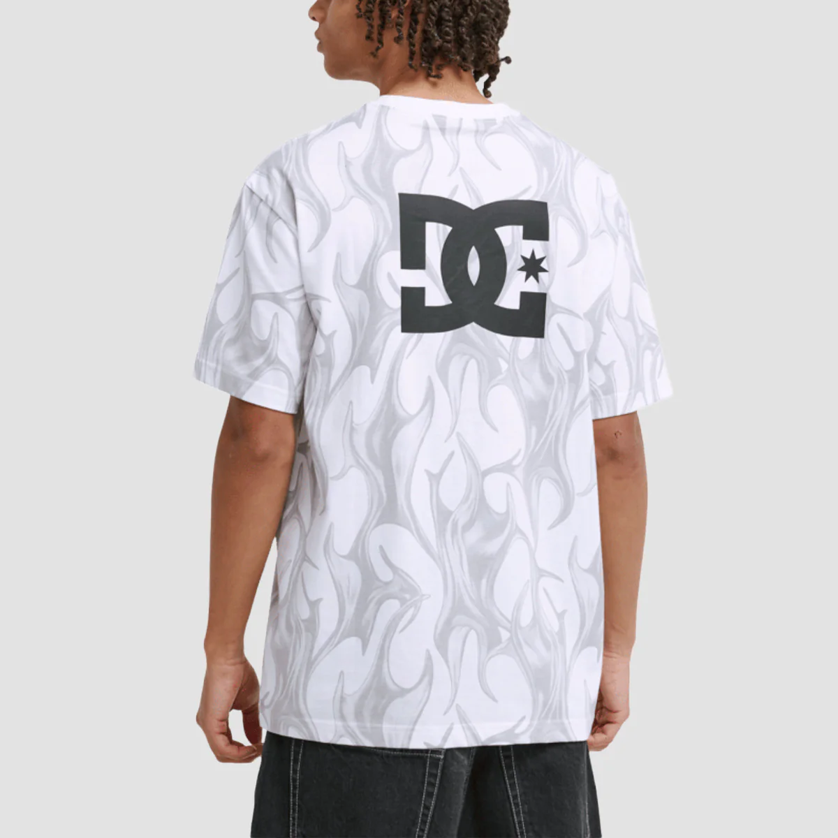 DC Liquid Fuego T-Shirt White - Image 2