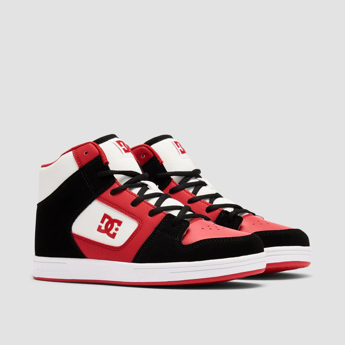 DC Manteca 4 High Top Shoes - Black/Red - Kids - Image 2