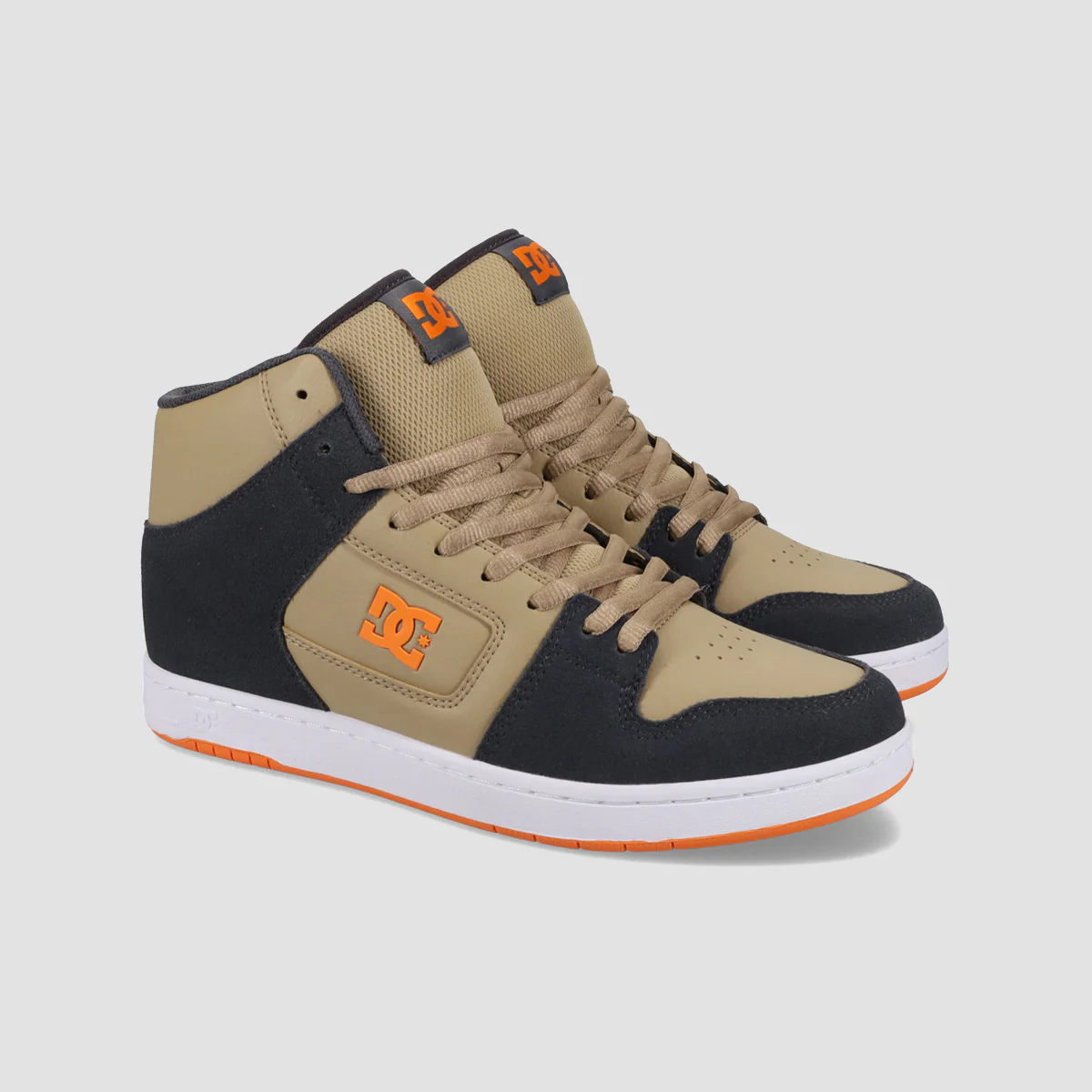 DC Manteca 4 High-Top Shoes - Grey/Beige/Khaki - Image 2