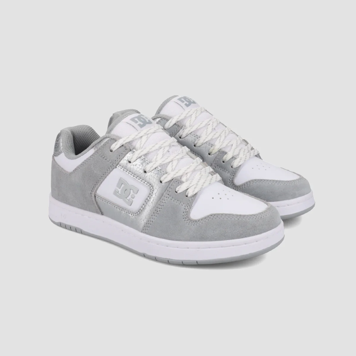 DC Manteca 4 Shoes - Grey/Grey/White - Womens - Image 2
