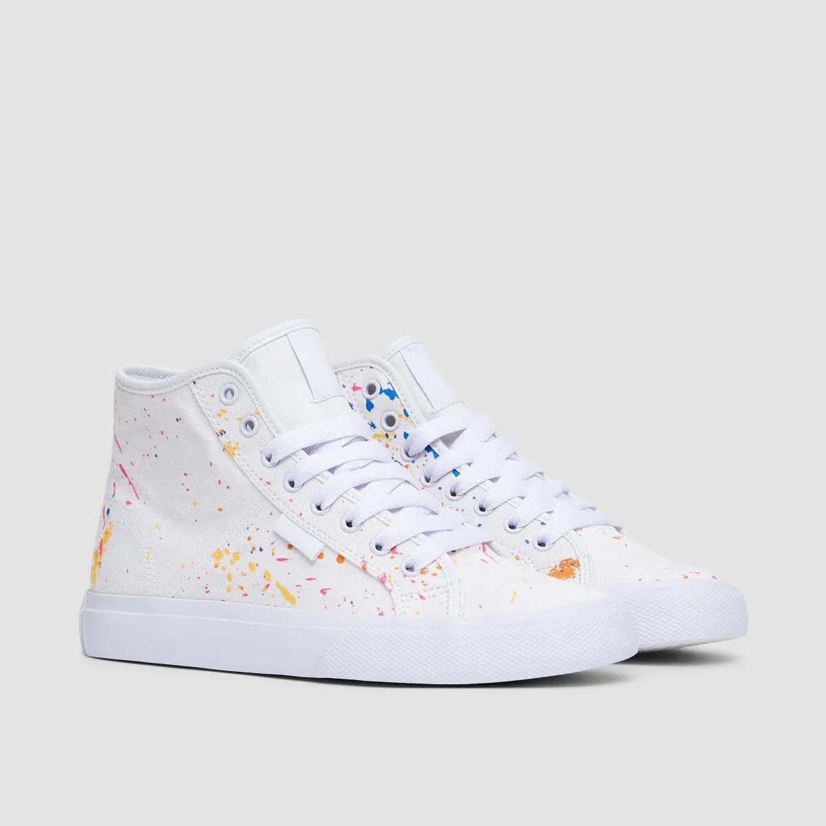 DC Manual Hi TXSE Shoes - White/Splatter - Womens - Image 2