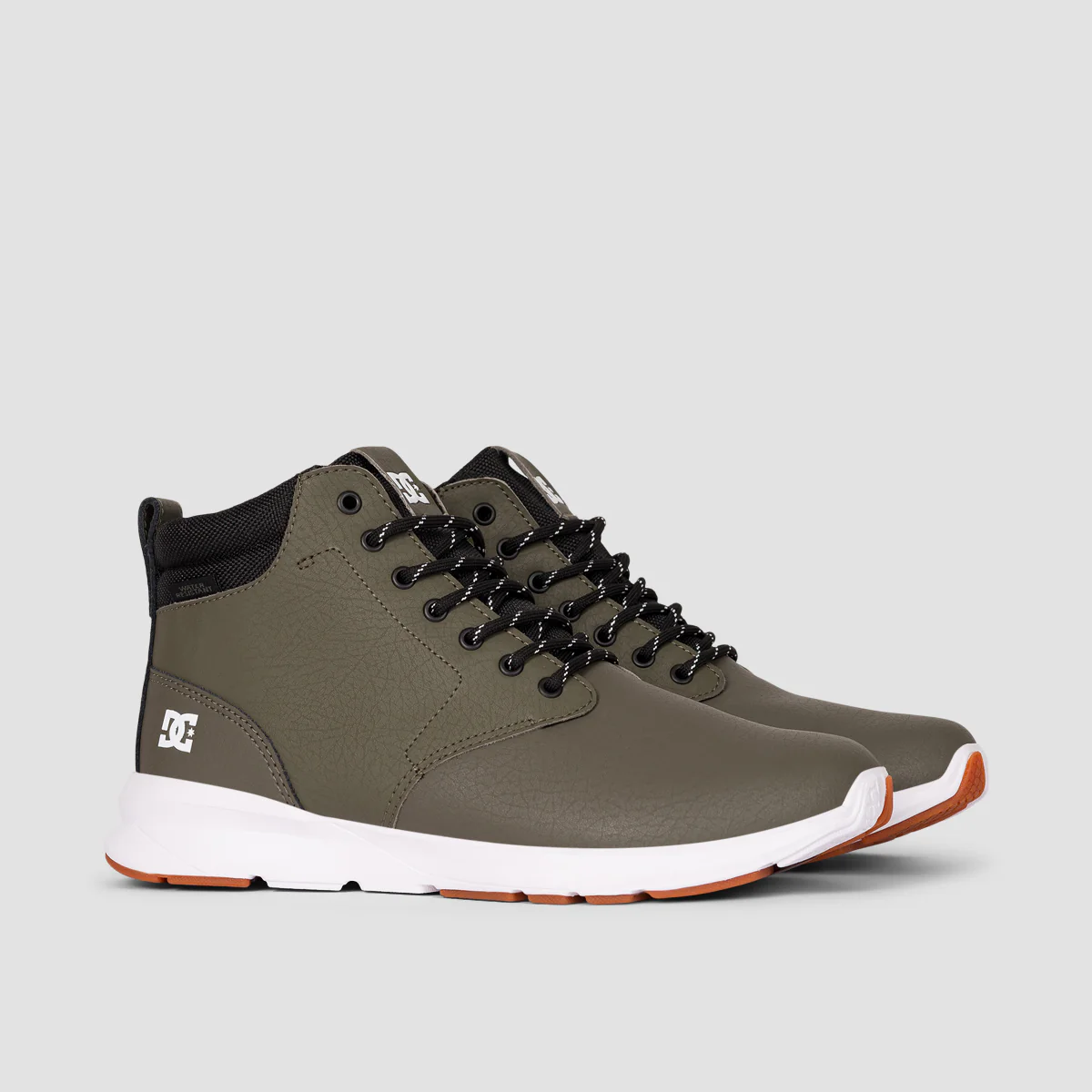 DC Mason 2 Boots Olive/White - Image 2