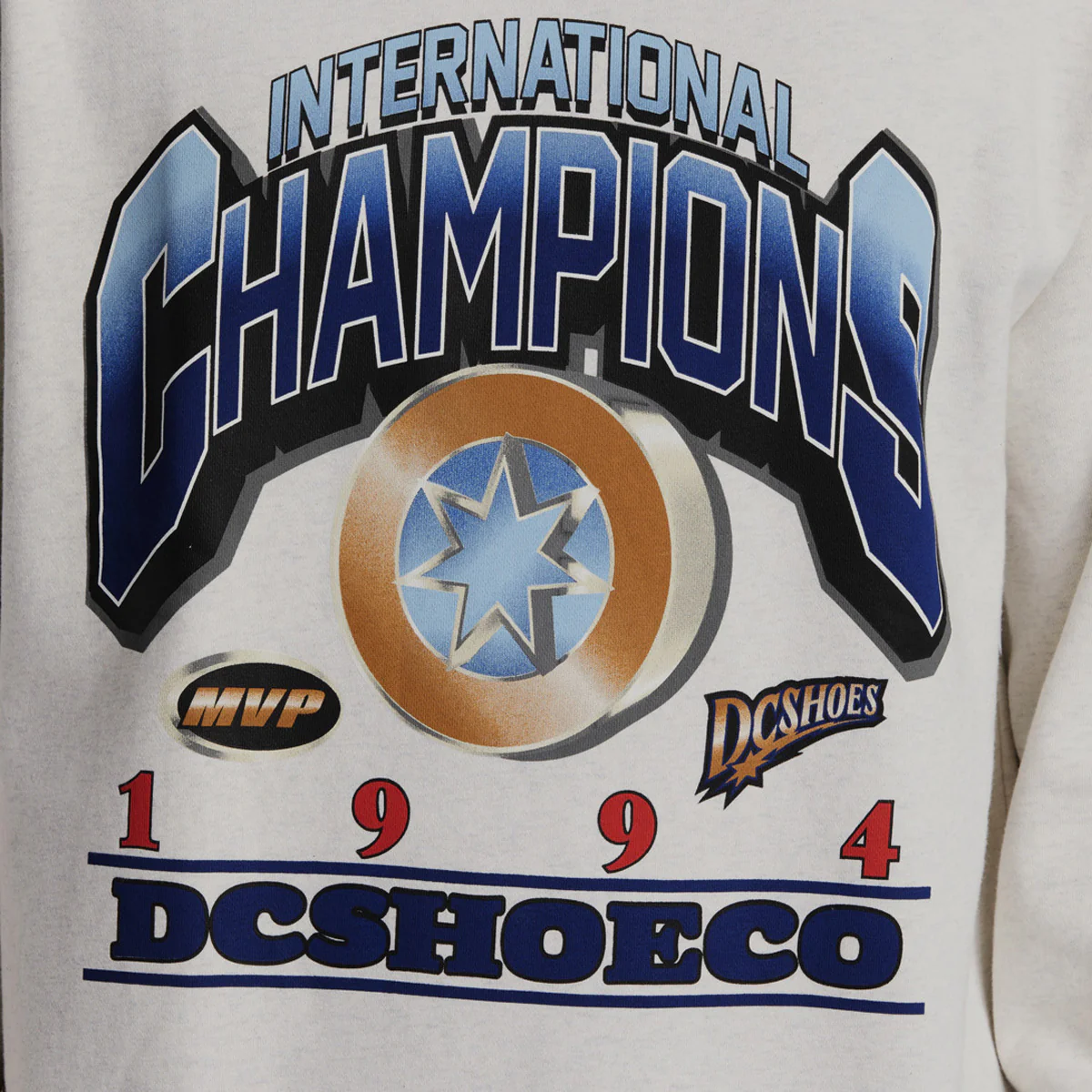 DC MVP Crew Sweatshirt Snow Heather - Image 2