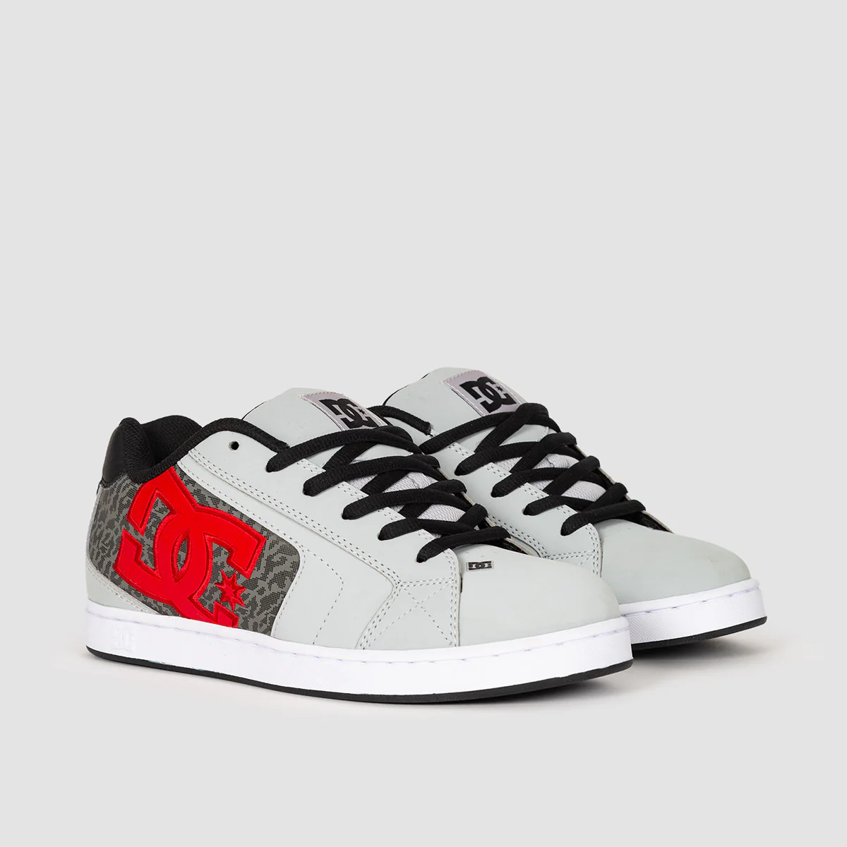 DC Net SE Shoes - Grey/Red/White - Image 2
