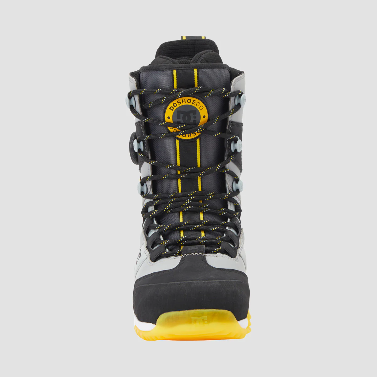 DC Premier Hybrid BOA Snowboard Boots Black/Grey/Yellow - Image 3