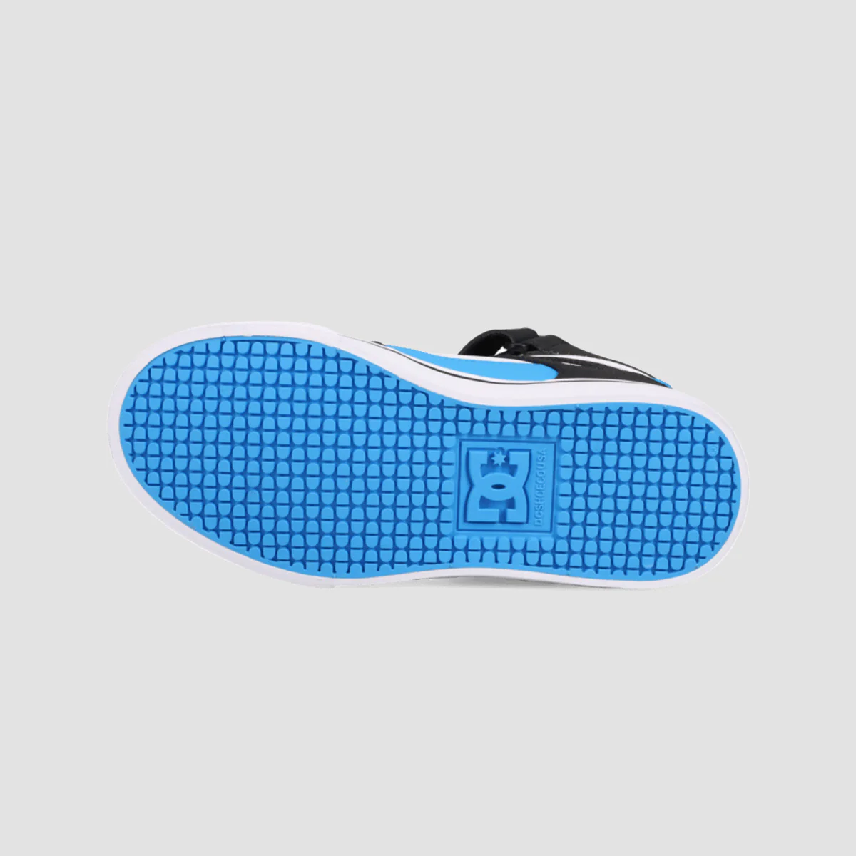 DC Pure Hi Top EV Shoes - Black/Blue/Lime - Kids - Image 4