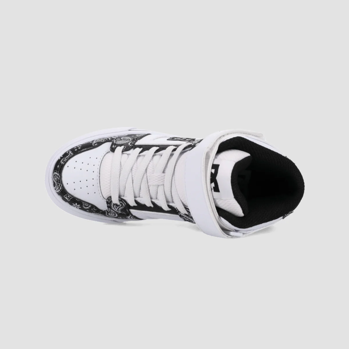 DC Pure Hi Top EV Shoes - Black/White/Print - Kids - Image 3