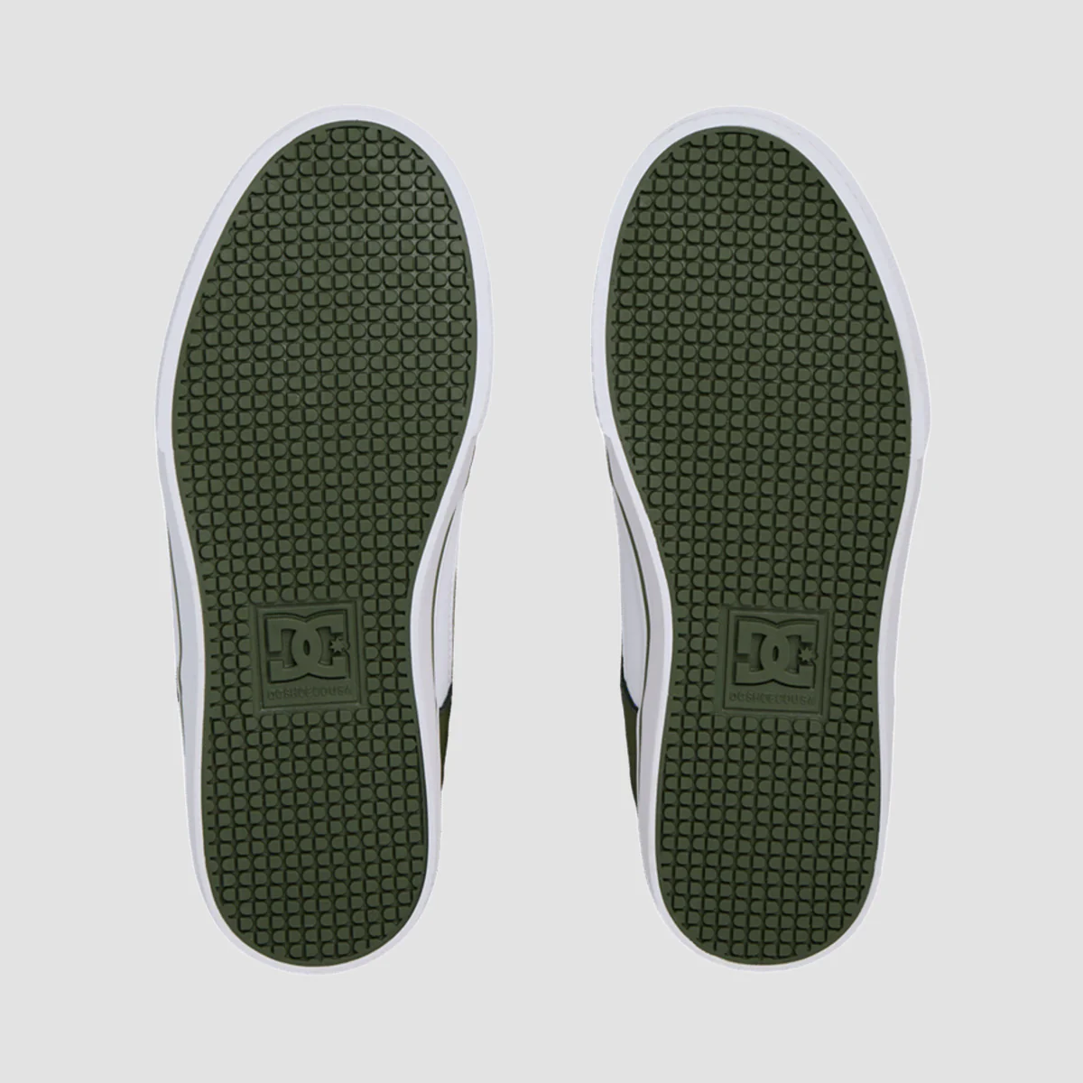 DC Pure Hi Top EV Shoes - Olive/White - Kids - Image 4