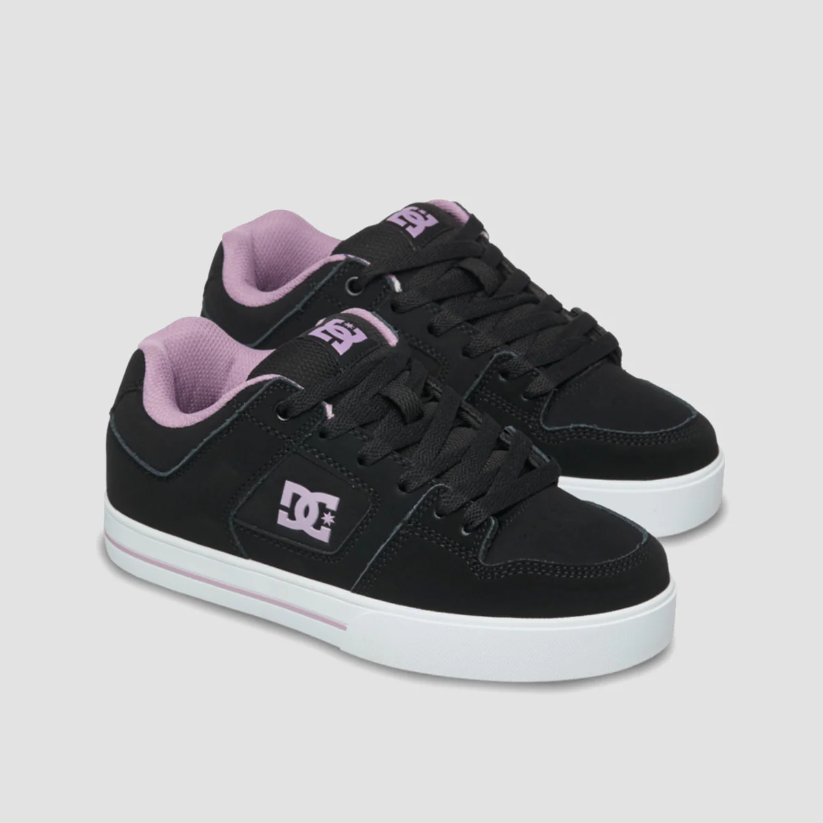 DC Pure Shoes - Black/Lavender - Womens - Image 2