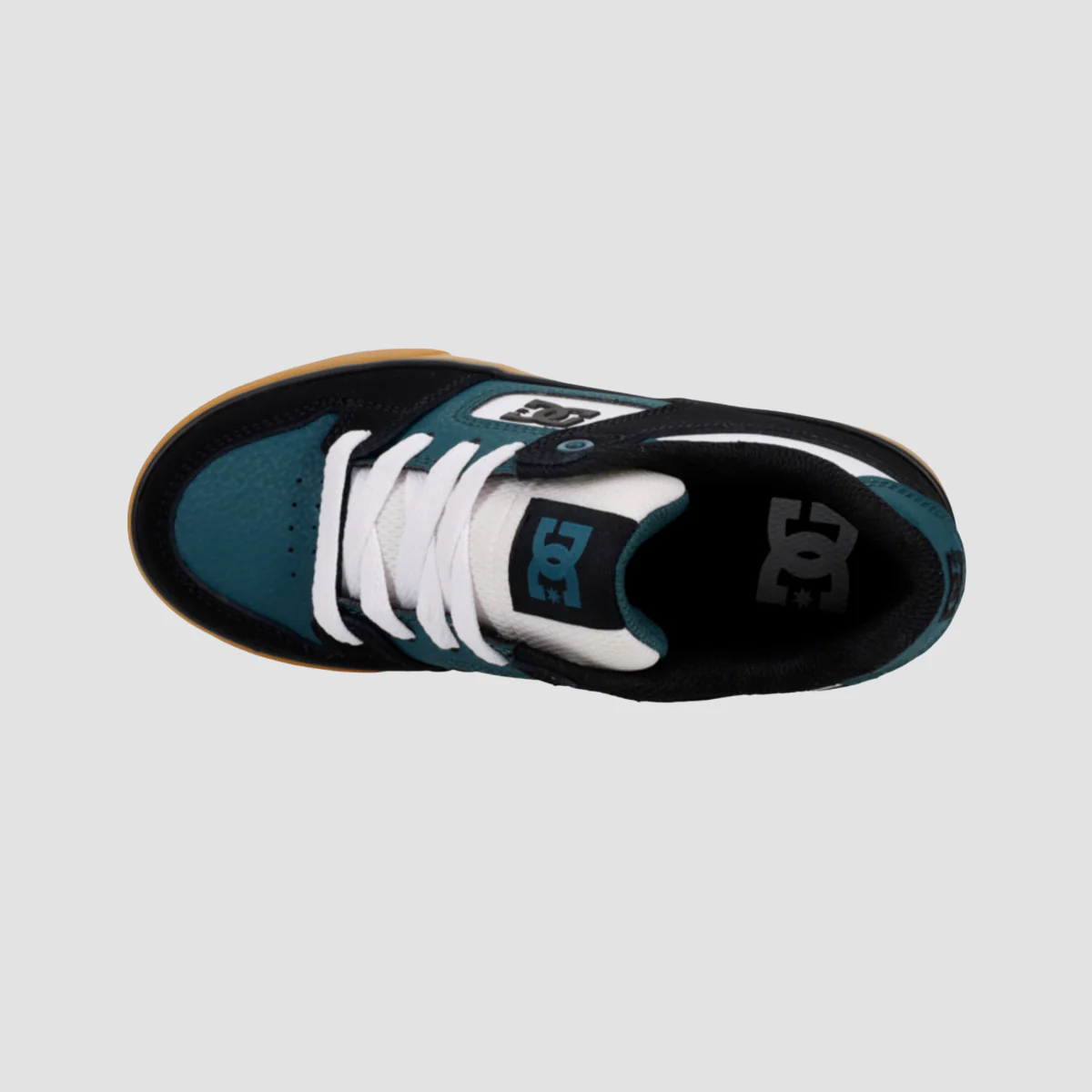 DC Pure Shoes - Black/White/Emerald - Kids - Image 2