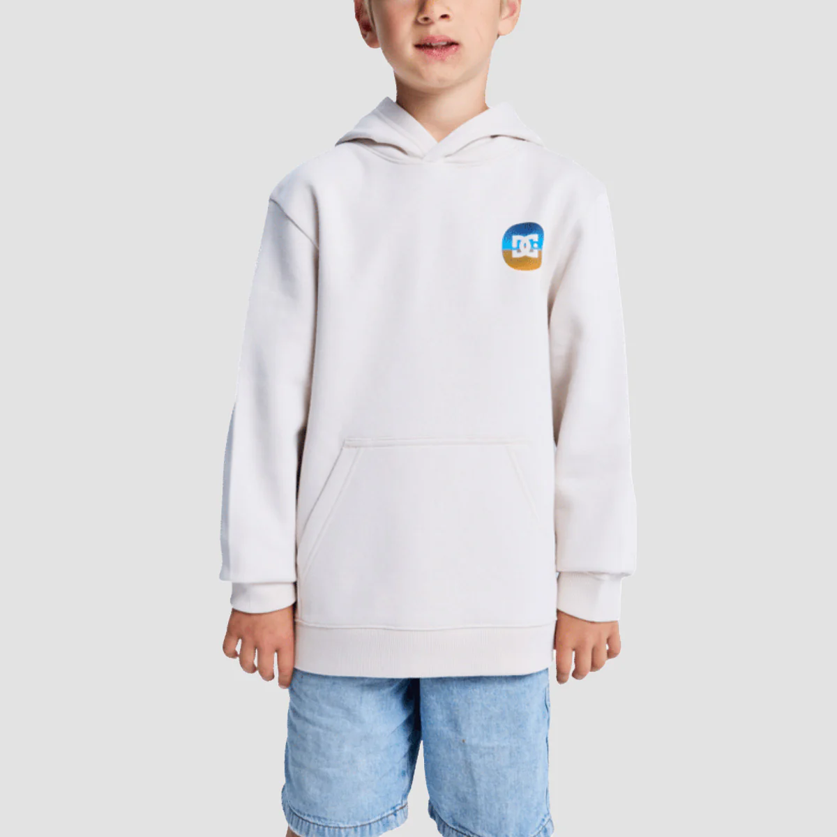 DC Shape Or Destroy Pullover Hoodie Oatmeal - Kids