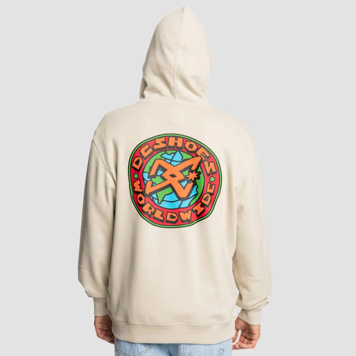 DC Spinner Pullover Hoodie Pelican - Image 2