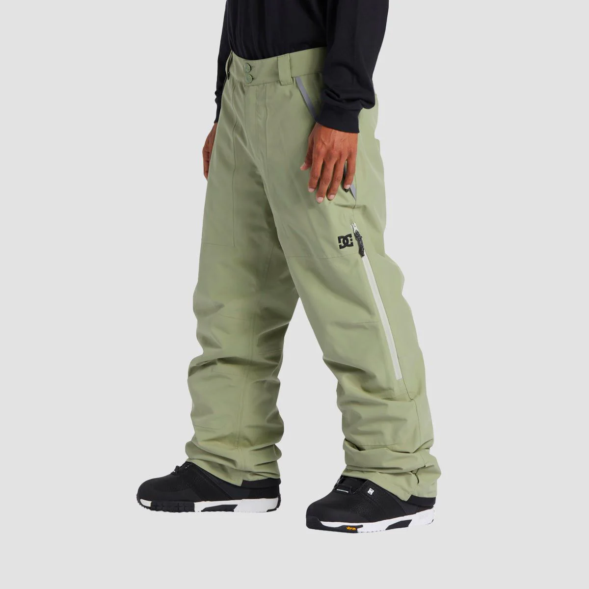 DC Squadron 30K Snow Pants Oil Green - Image 2