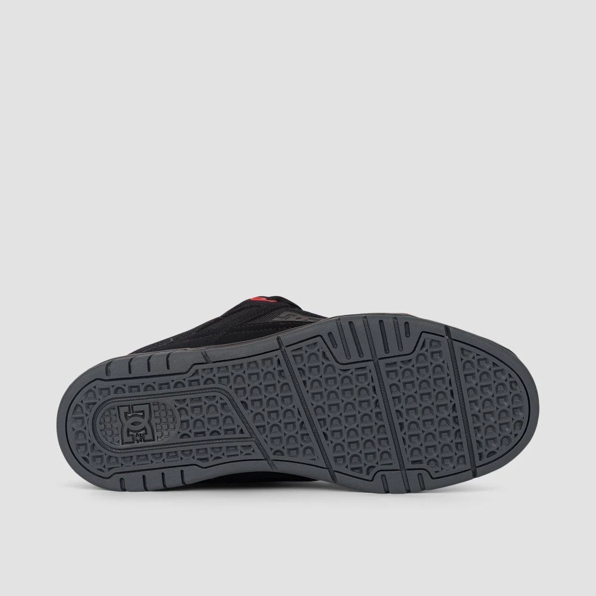 DC Stag Shoes - Black/Grey/Red - Image 5