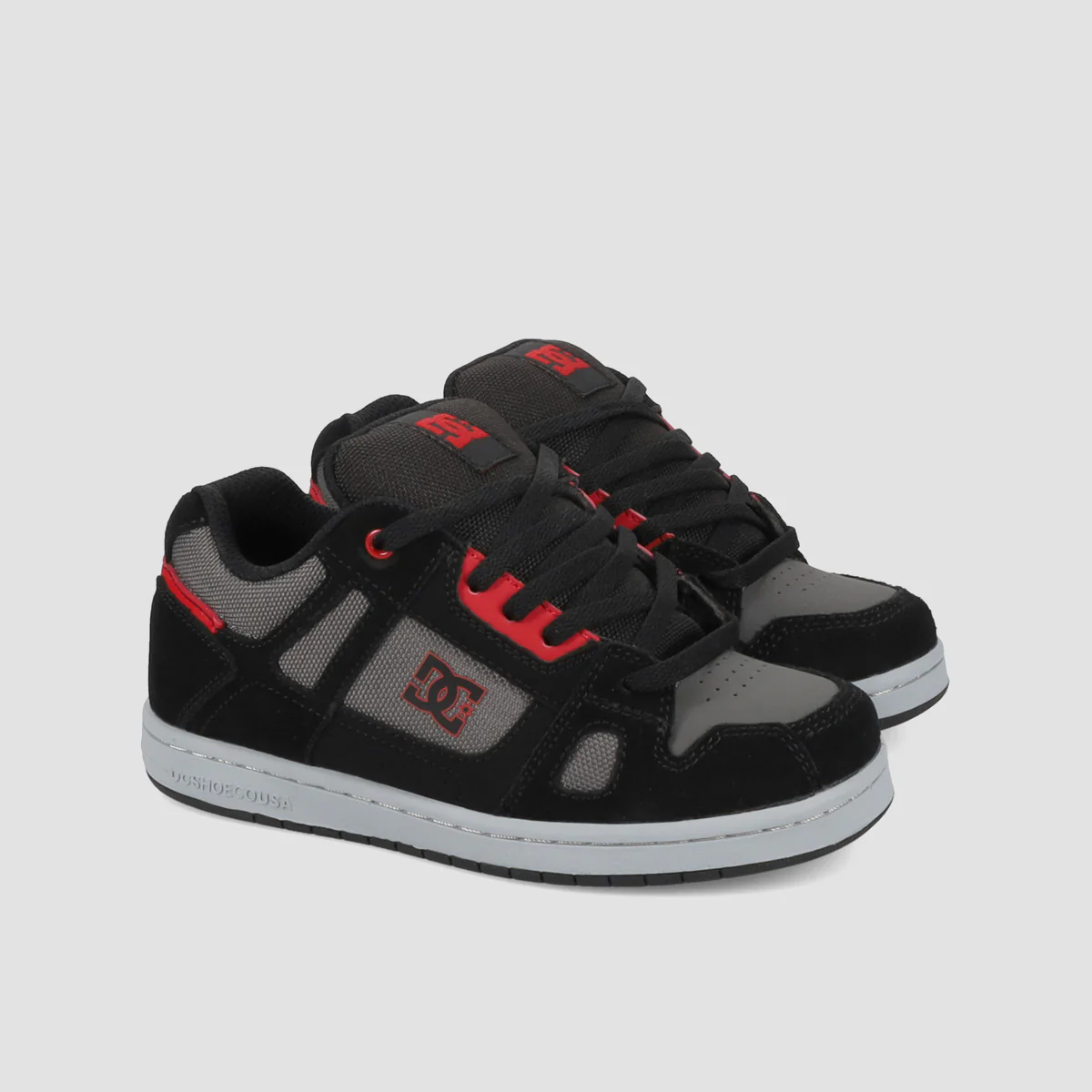 DC Stag Shoes - Black/Grey/Red - Kids - Image 2