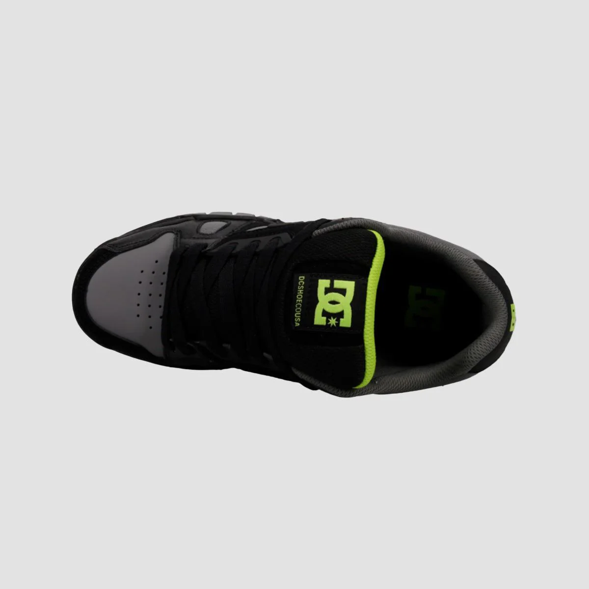 DC Stag Shoes - Black/Lime - Image 3