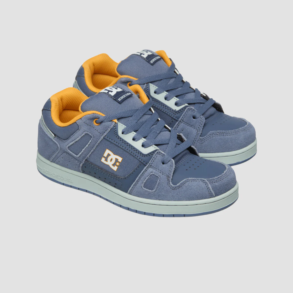 DC Stag Shoes - Navy/Grey/Orange - Kids - Image 2