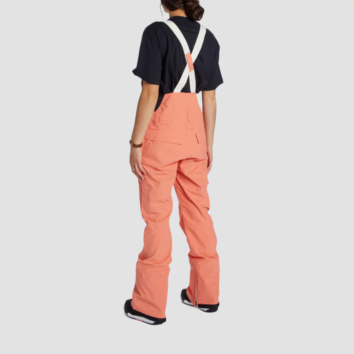 DC Valiant Bib Snow Pants Coral - Womens - Image 2
