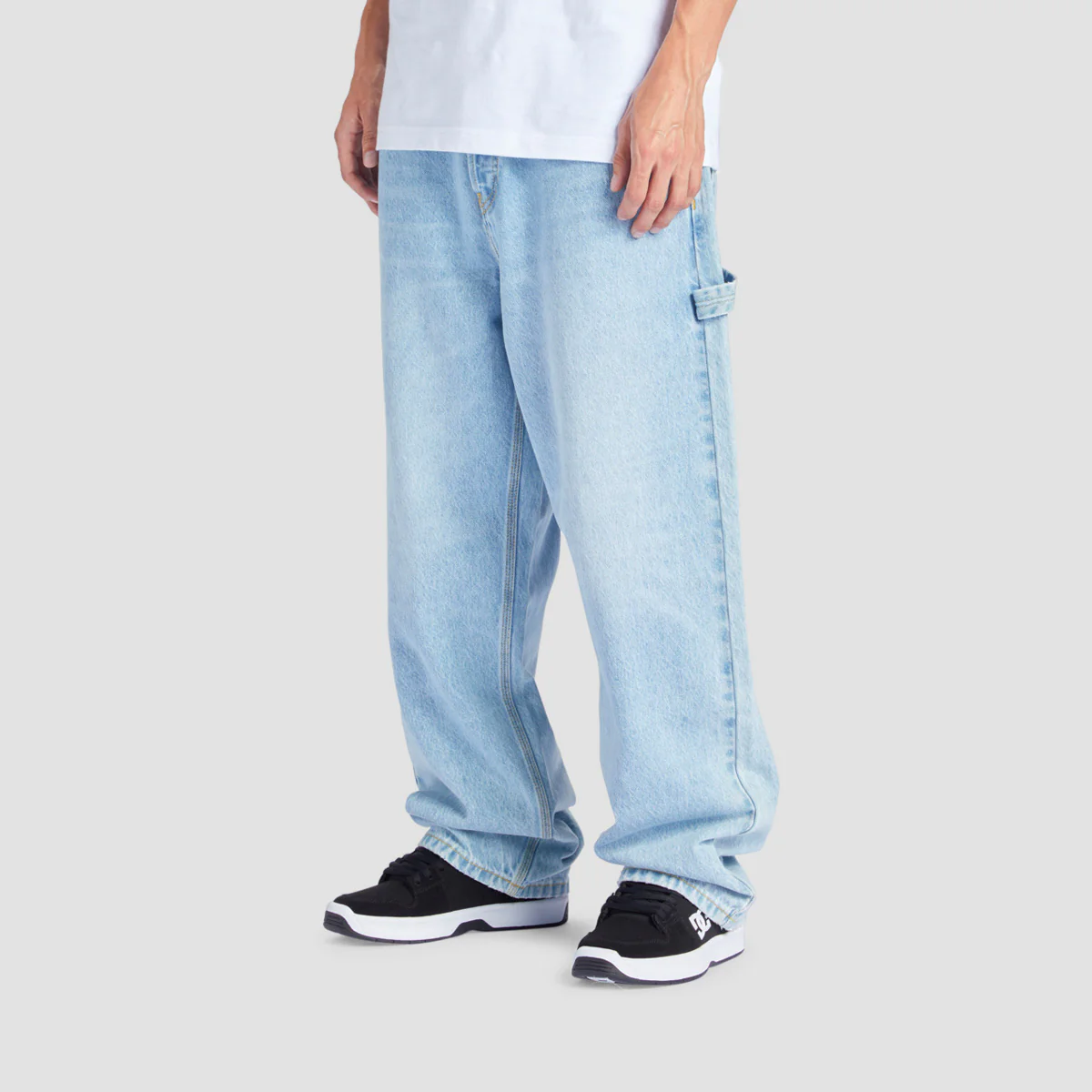 DC Worker Baggy Fit Carpenter Jeans Indigo Light - Image 2